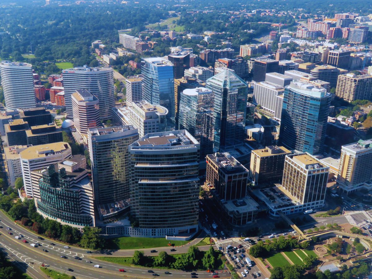 Aerial view of Rosslyn, Rosslyn, VA