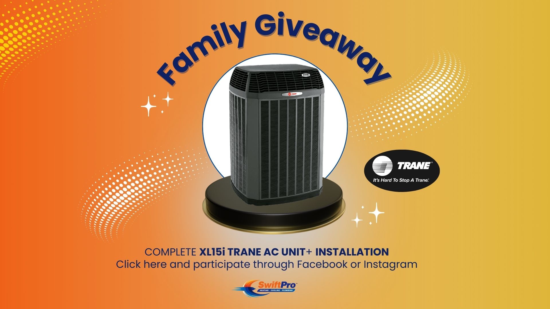 SwiftPro Trane Giveaway 