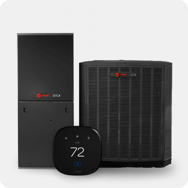 Trane furnace, air conditioner and smart thermostat