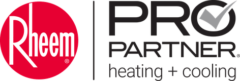 Rheem Pro Partner heating and cooling logo. SwiftPro is a Rheem Pro Partner in Northern Virginia.